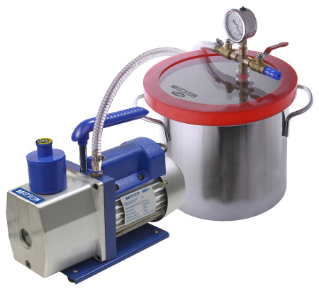 Двухступенчатый вакуумный насос МЕГЕОН 98041 купить по низкой цене | МАКСПРОФИТ