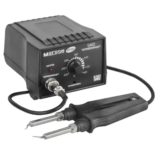 SMD-термопинцет МЕГЕОН 00722 купить по низкой цене | МАКСПРОФИТ